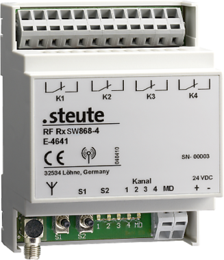 Langattomat vastaanottimet RF RX SW868-1W ja RX SW868-4W