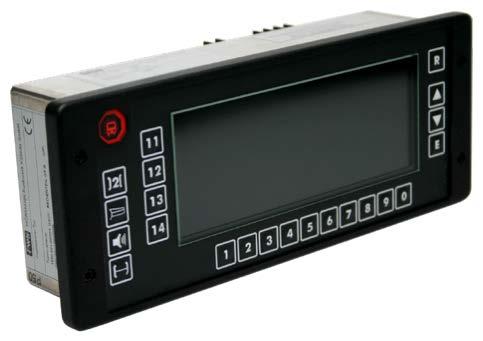 Manöverpanel Cab Radio Svartvit MESA23 MMIS